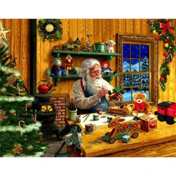  Diy Diamond Embroidery Santa Claus Make Gifts Diamond Painting Rhinestone Painting Cross Stitch Needlework Home Decoration